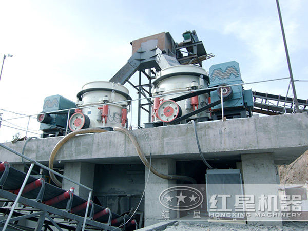 1200tph圓錐式碎石機現場